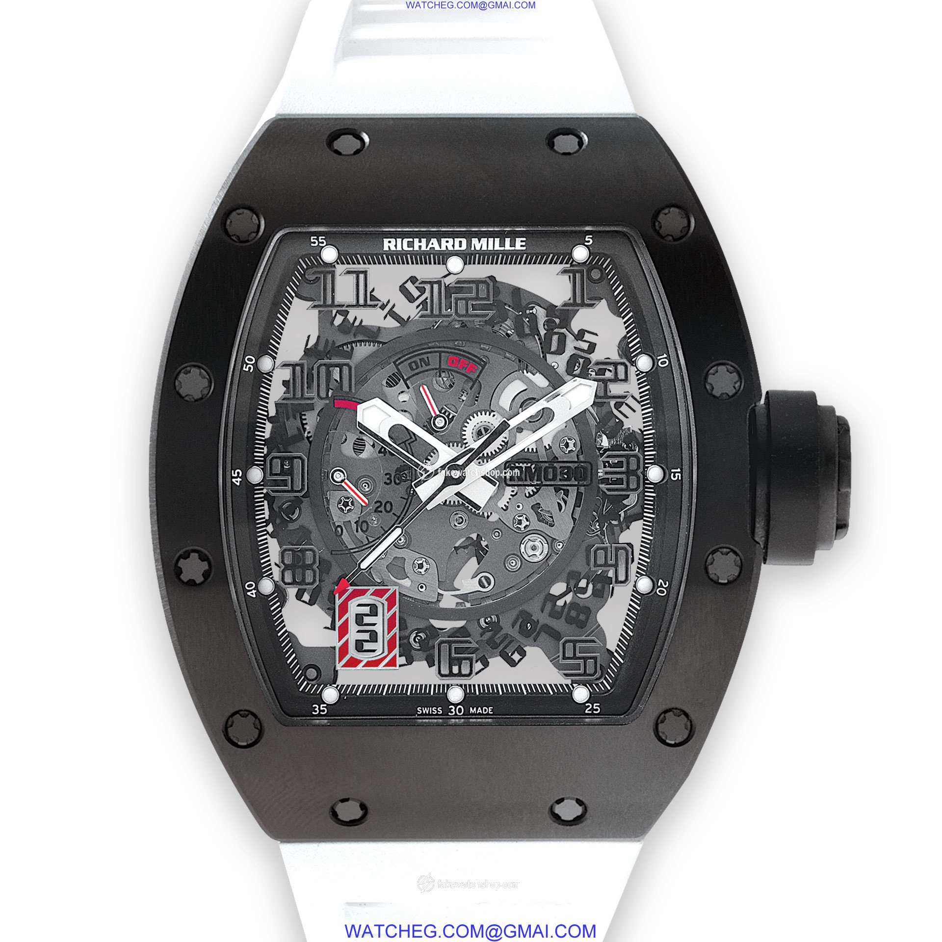 Richard Mille rm030 am ti/294 RM030 Automatic Male Titanium