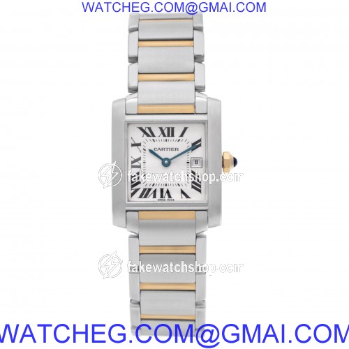 Cartier W51012Q4 Tank Francaise Quartz Unisex Stainless Steel 2