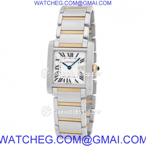Cartier W51012Q4 Tank Francaise Quartz Unisex Stainless Steel 3