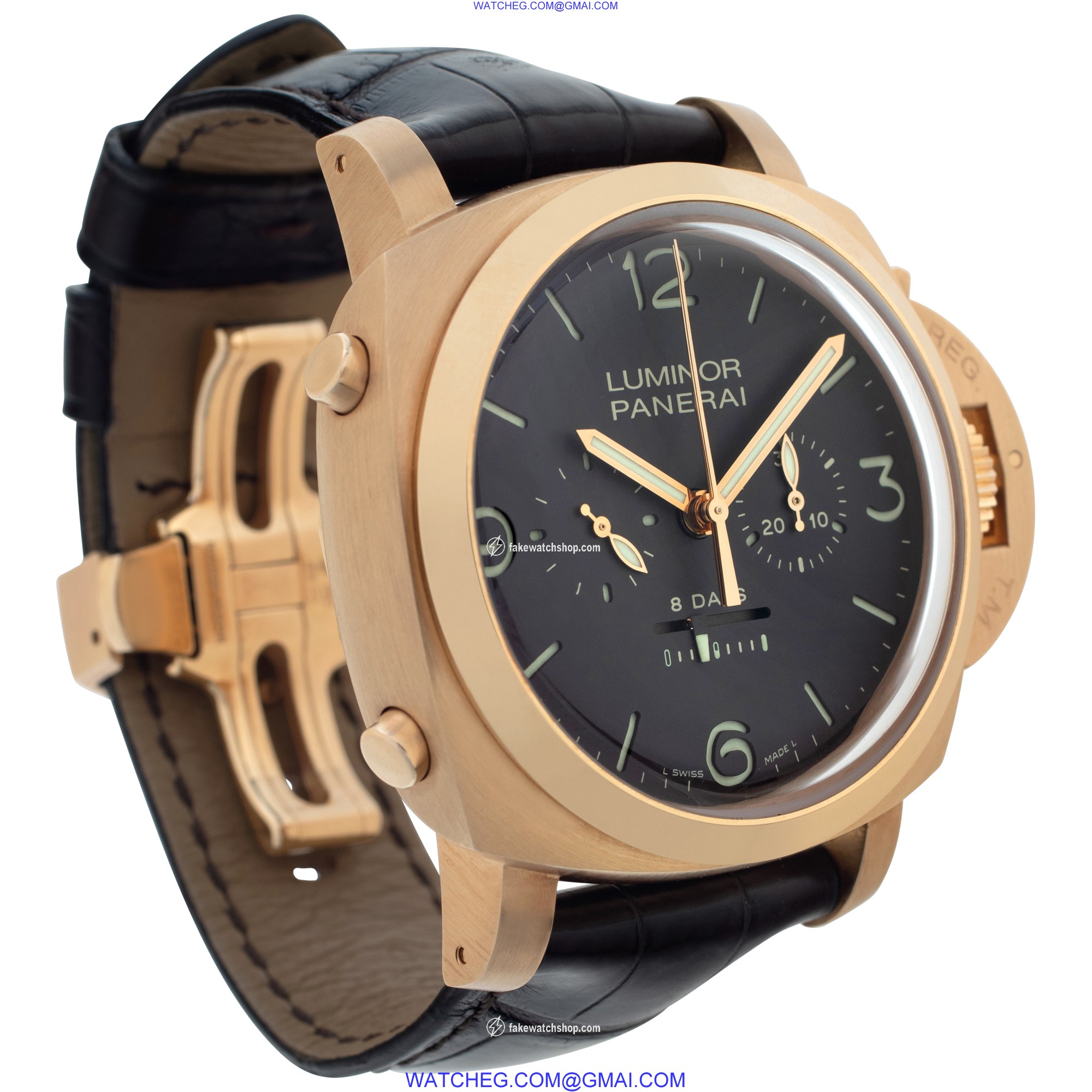 Panerai PAM00319 Luminor Manual Male 18k rose gold 4