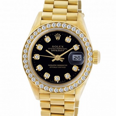 Rolex 69178 Datejust Automatic Female 18k yellow gold