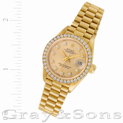 Rolex 69178 Datejust Automatic Female 18k yellow gold